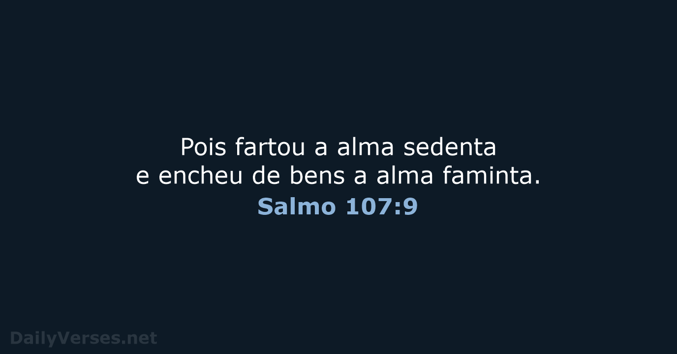 Salmo 107:9 - ARC