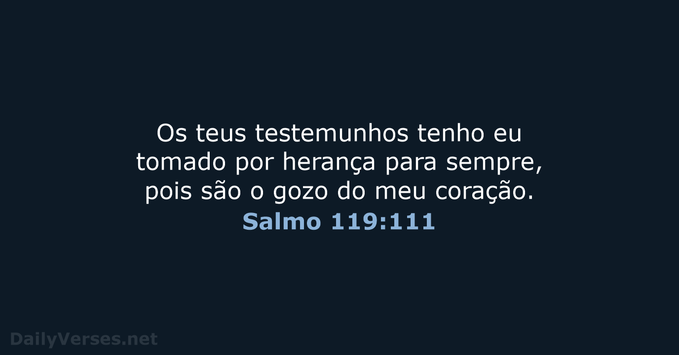 Salmo 119:111 - ARC