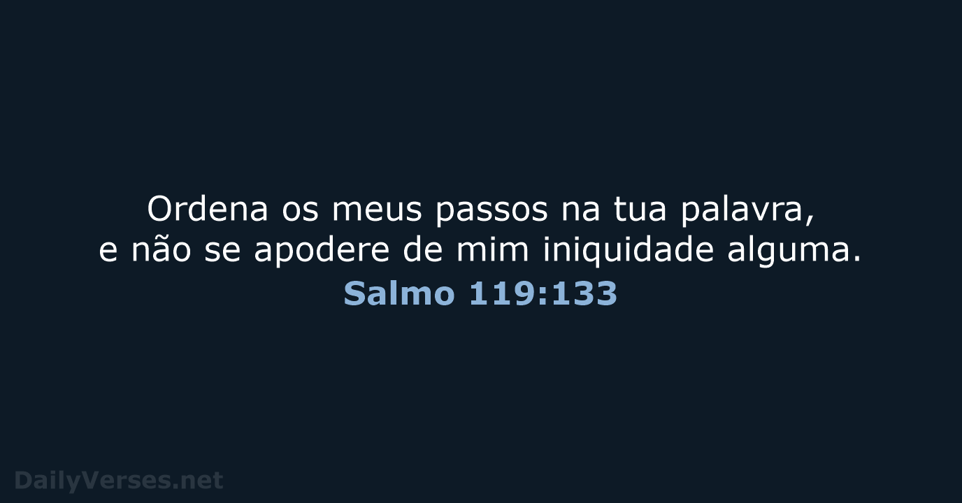 Salmo 119:133 - ARC