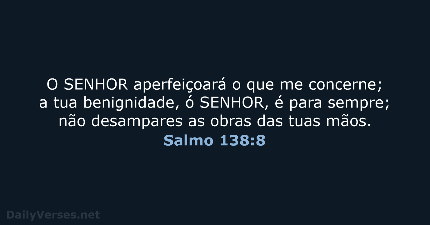 Salmo 138:8 - ARC