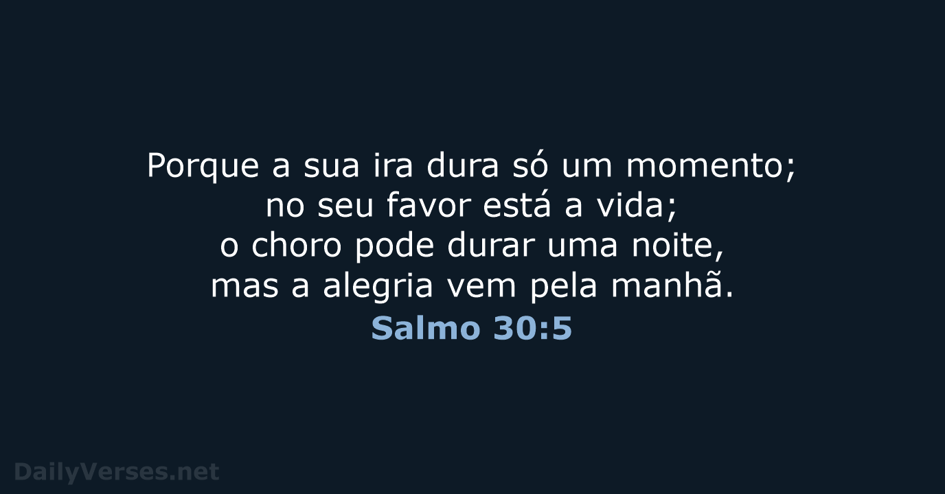 Salmo 30:5 - ARC