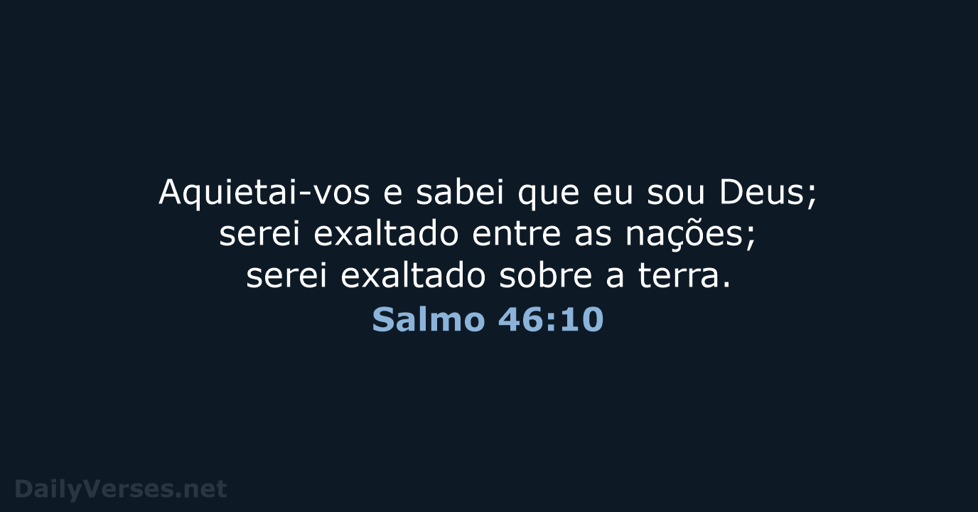Salmo 46:10 - ARC