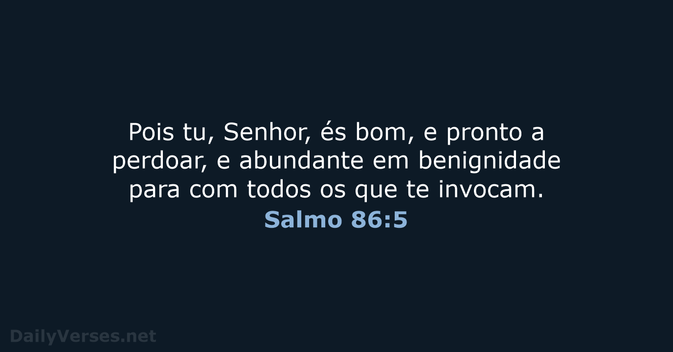 Salmo 86:5 - ARC