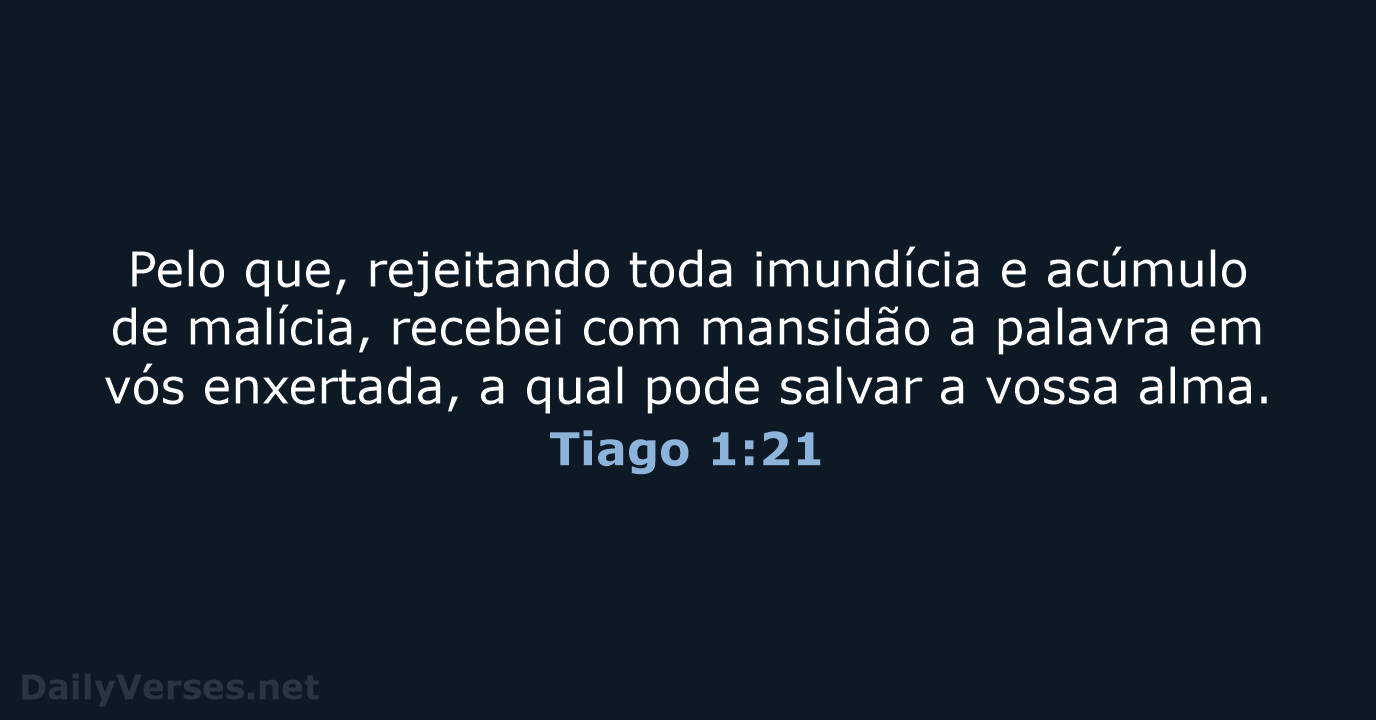 Tiago 1:21 - ARC