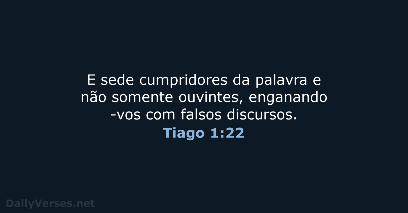 Tiago 1:22 - ARC