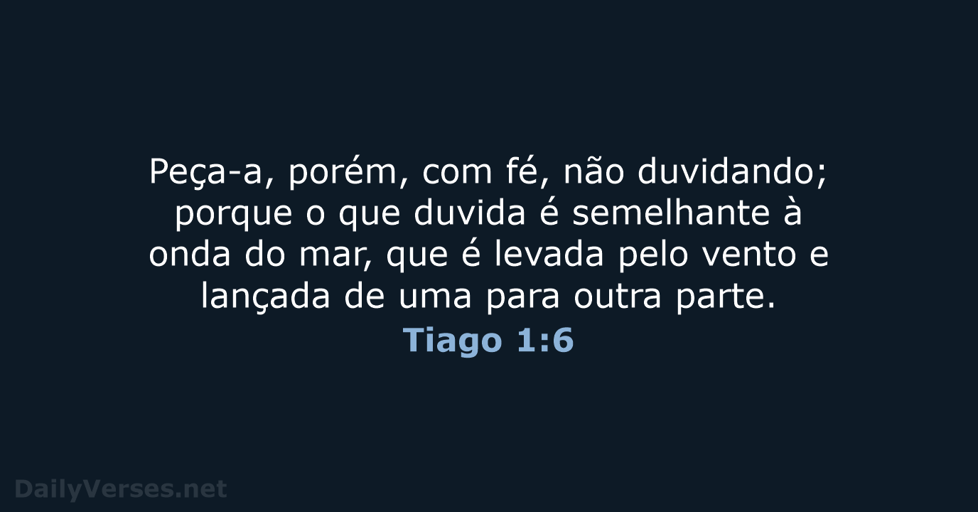 Tiago 1:6 - ARC