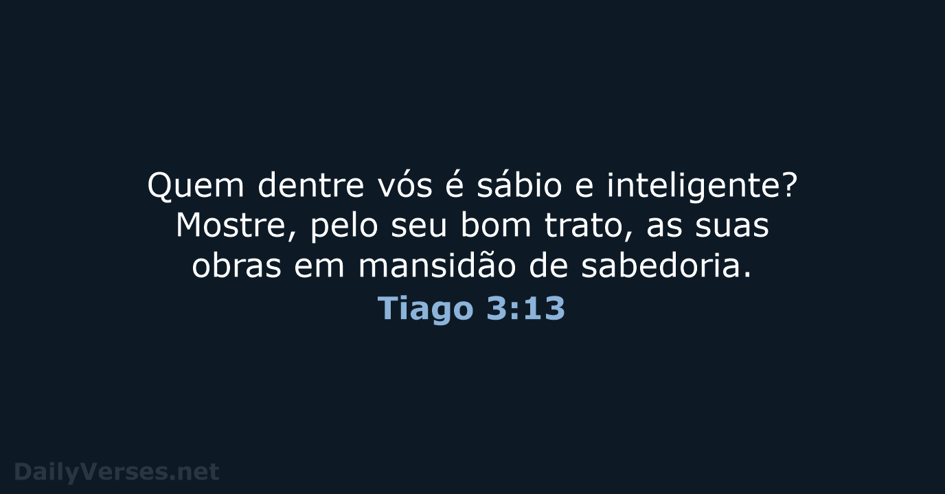 Tiago 3:13 - ARC