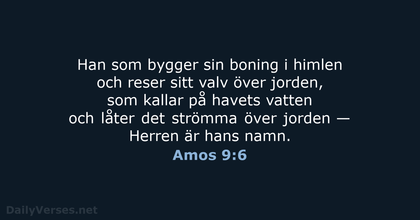 Amos 9:6 - B2000