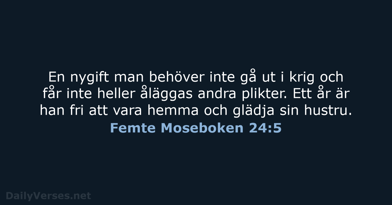 Femte Moseboken 24:5 - B2000