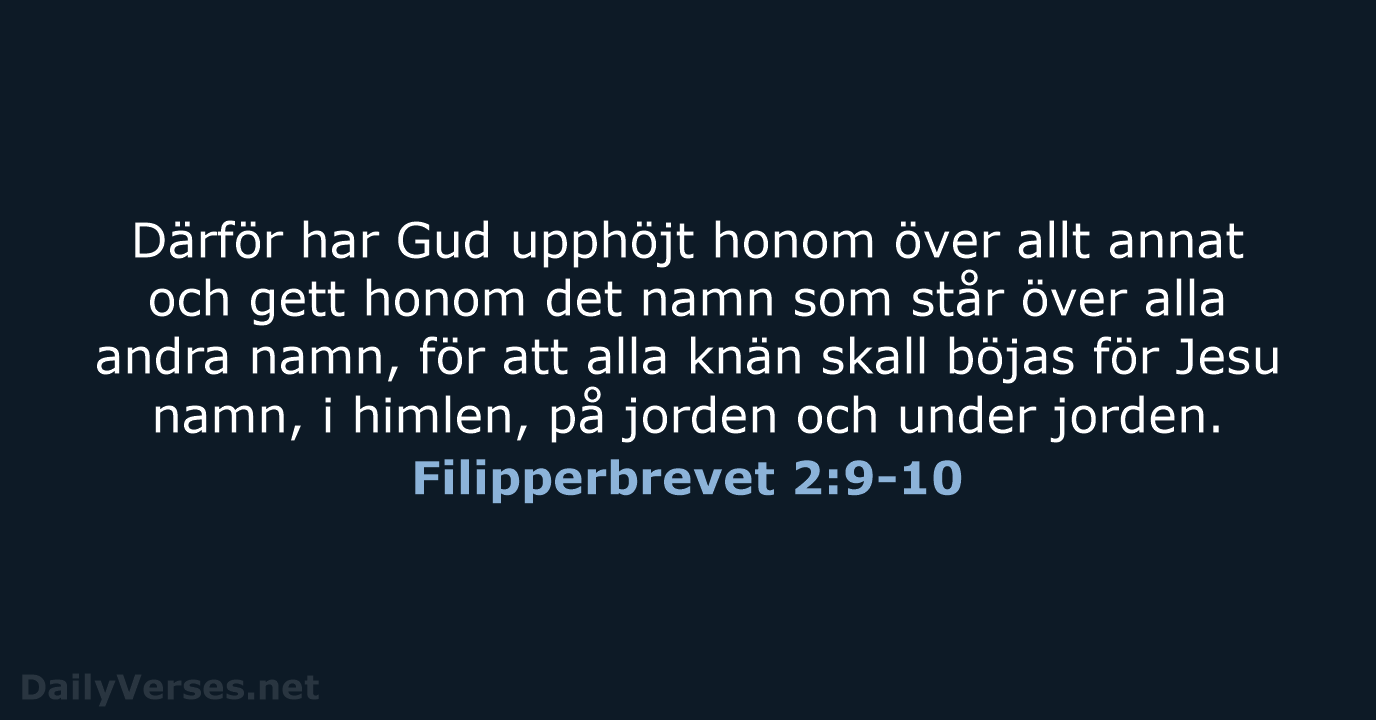 Filipperbrevet 2:9-10 - B2000