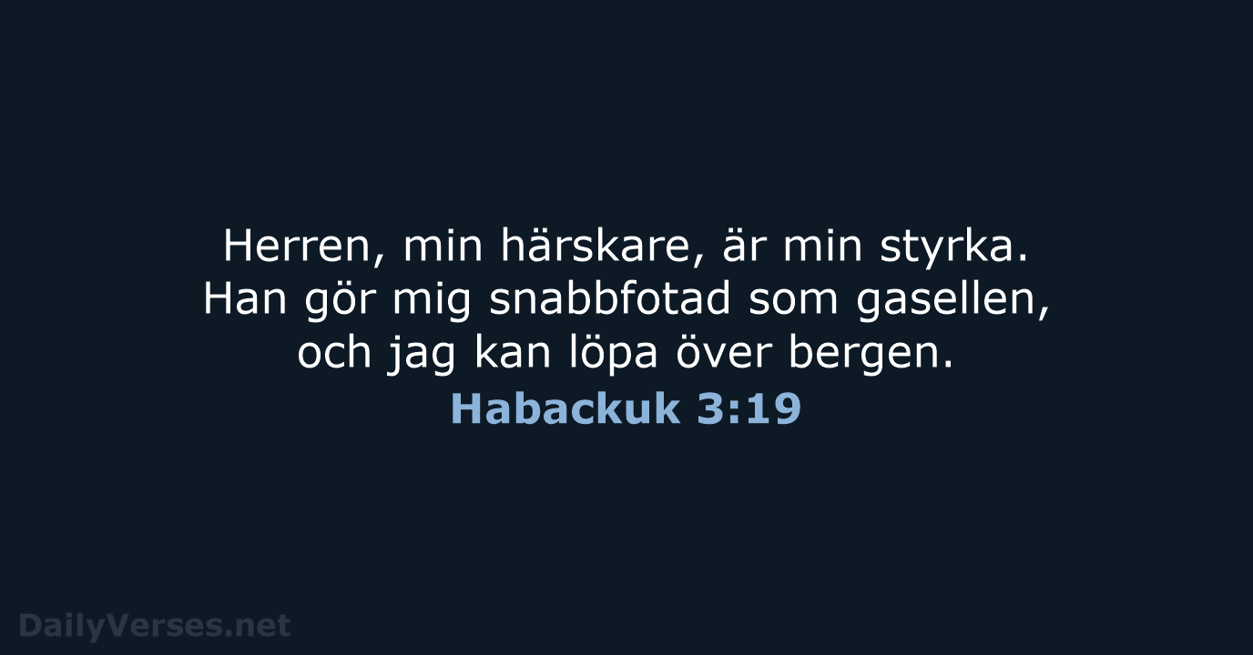 Habackuk 3:19 - B2000