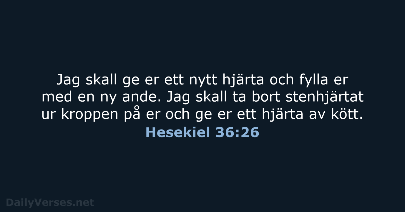 Hesekiel 36:26 - B2000