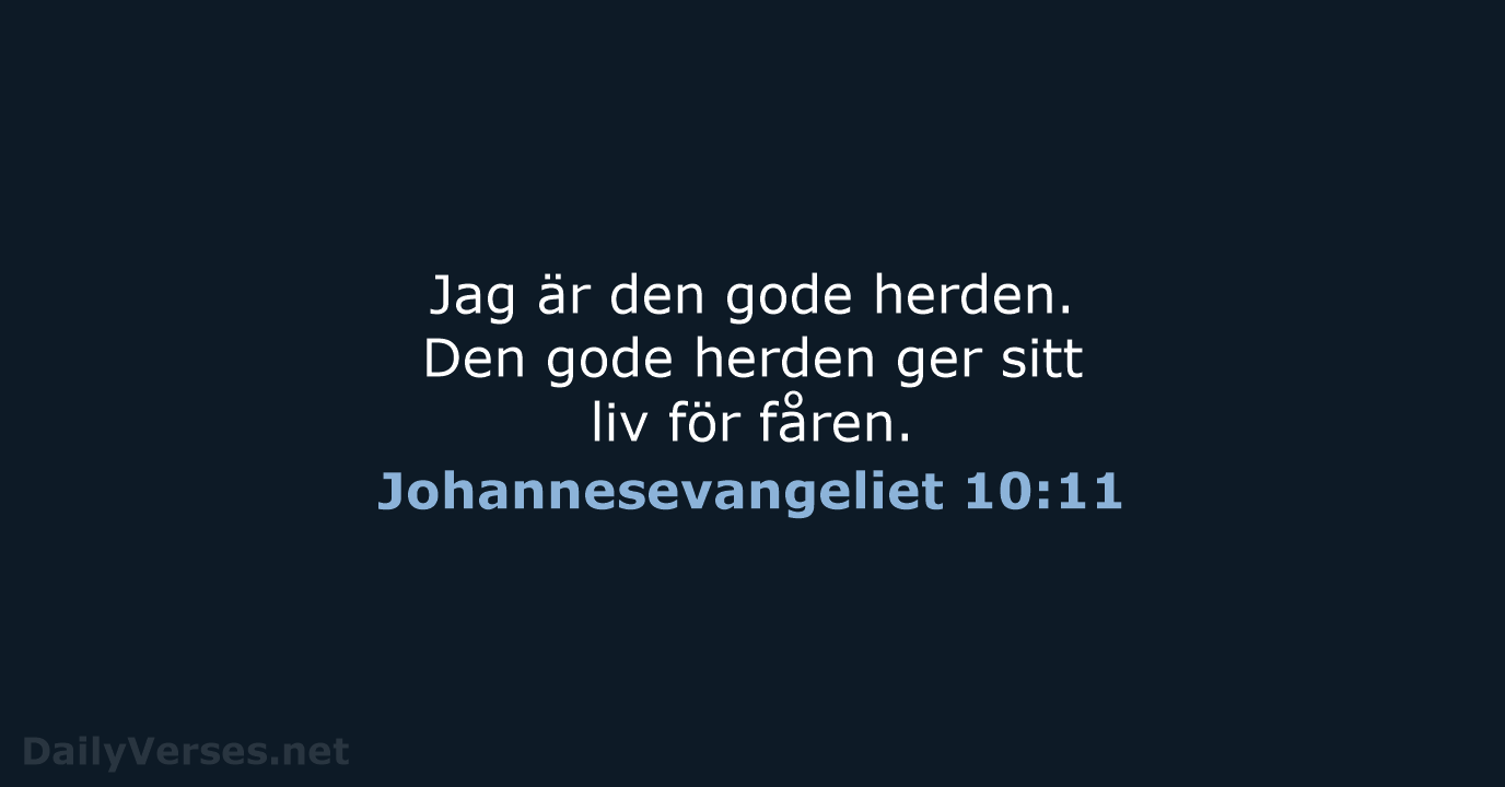 Johannesevangeliet 10:11 - B2000