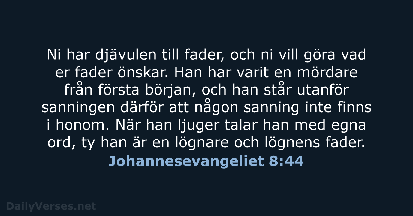 Johannesevangeliet 8:44 - B2000