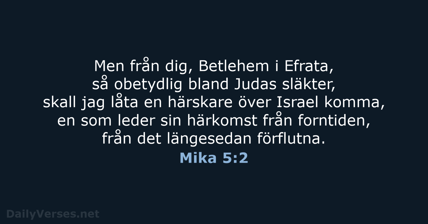 Mika 5:2 - B2000