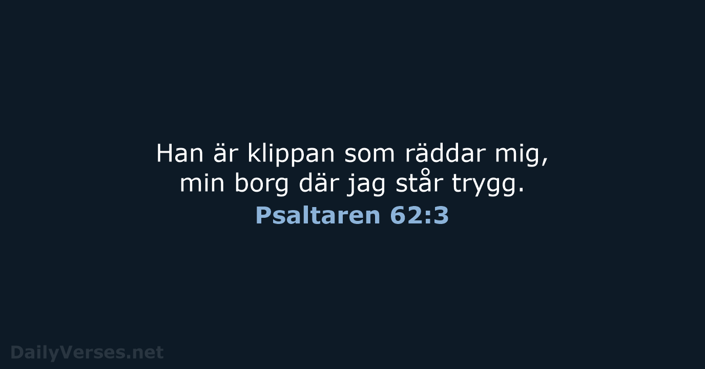 Psaltaren 62:3 - B2000
