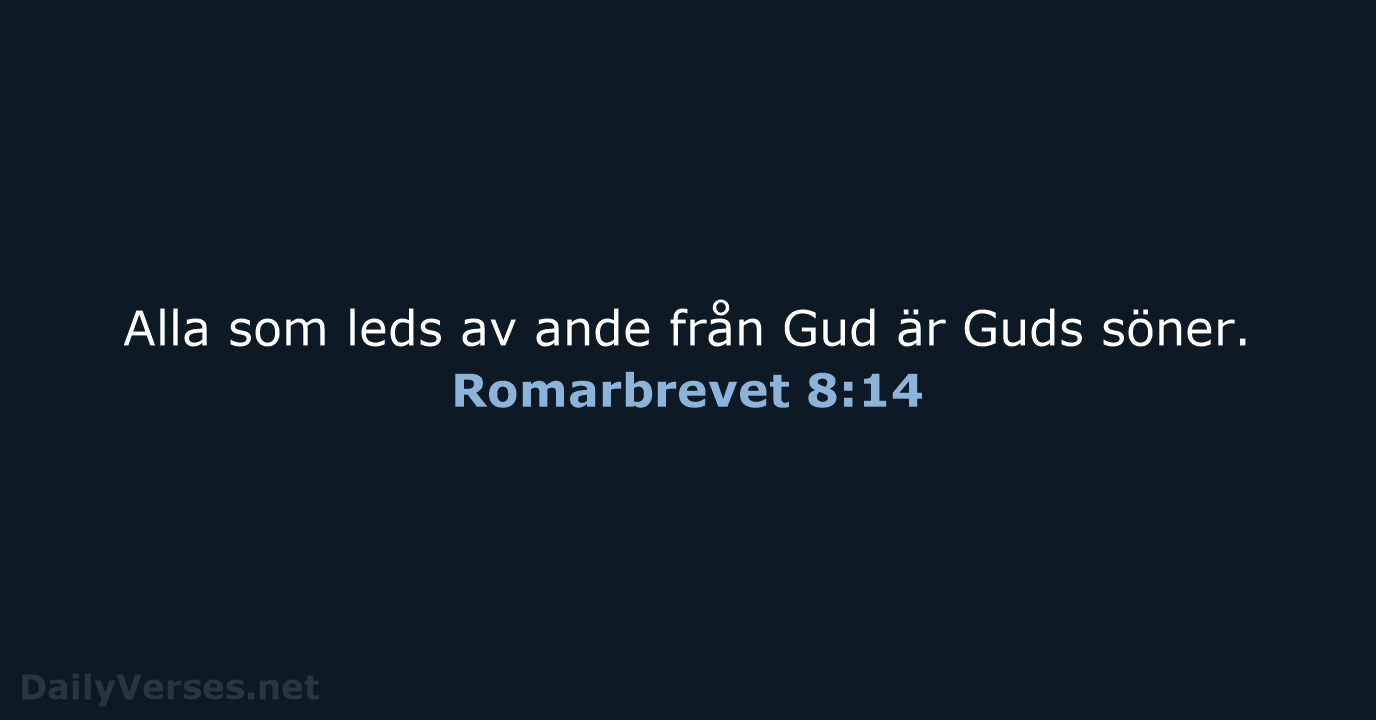 Romarbrevet 8:14 - B2000