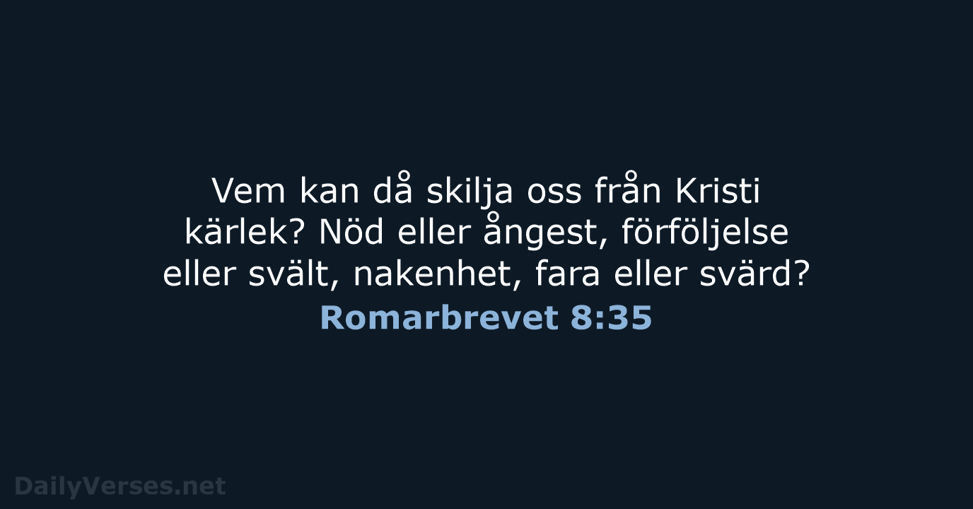 Romarbrevet 8:35 - B2000
