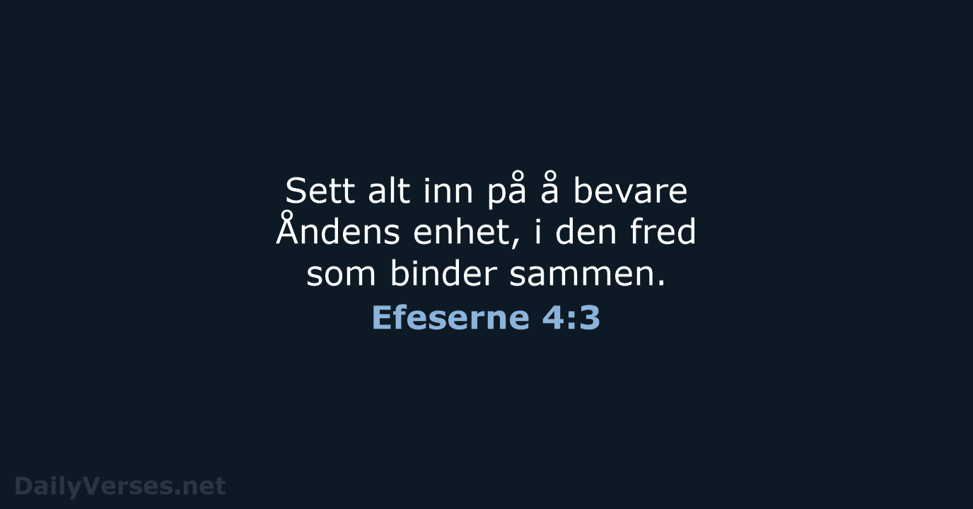 Efeserne 4:3 - B2024