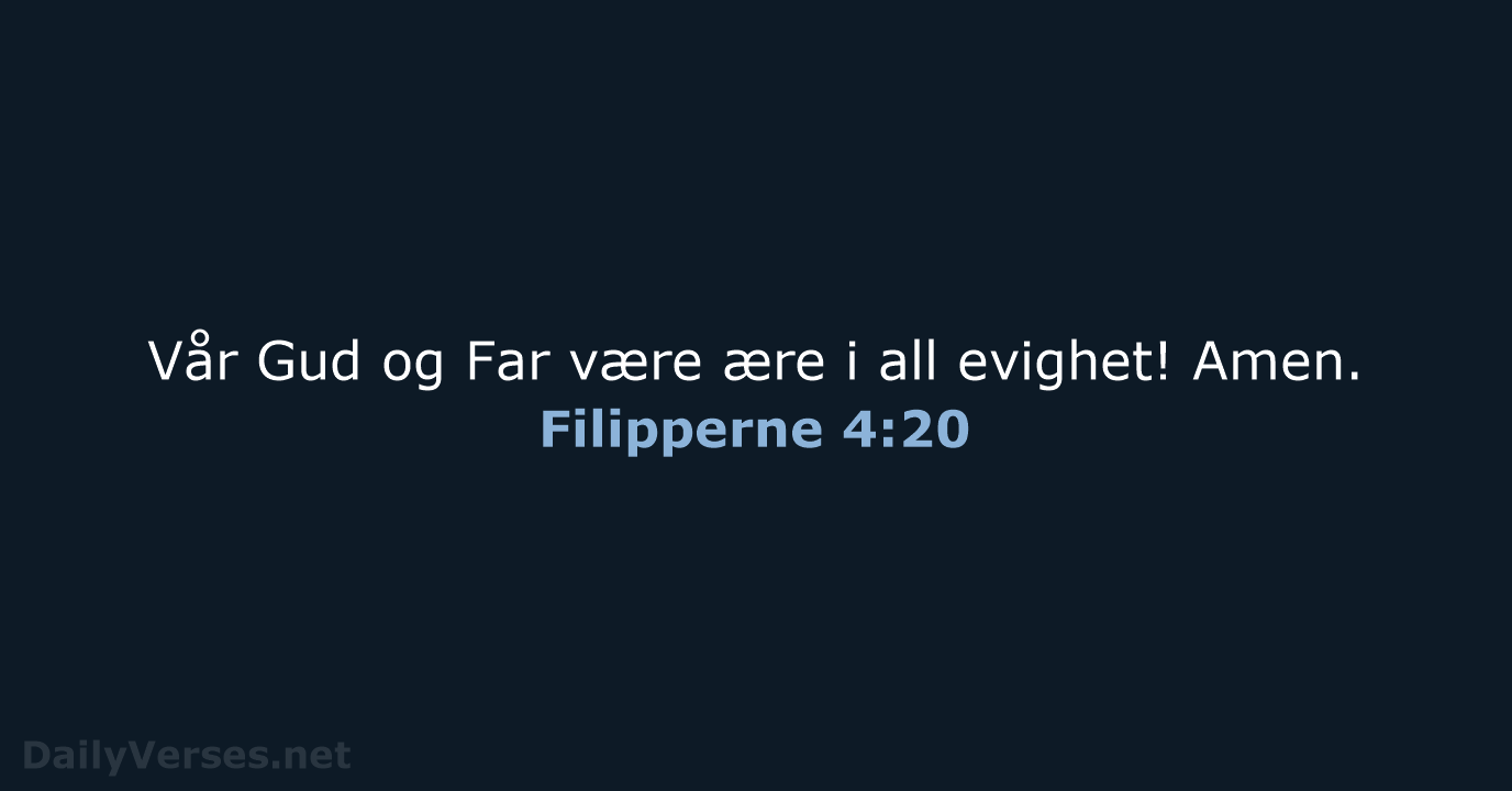 Filipperne 4:20 - B2024