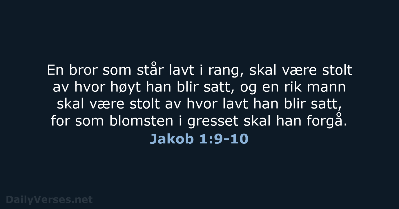 Jakob 1:9-10 - B2024