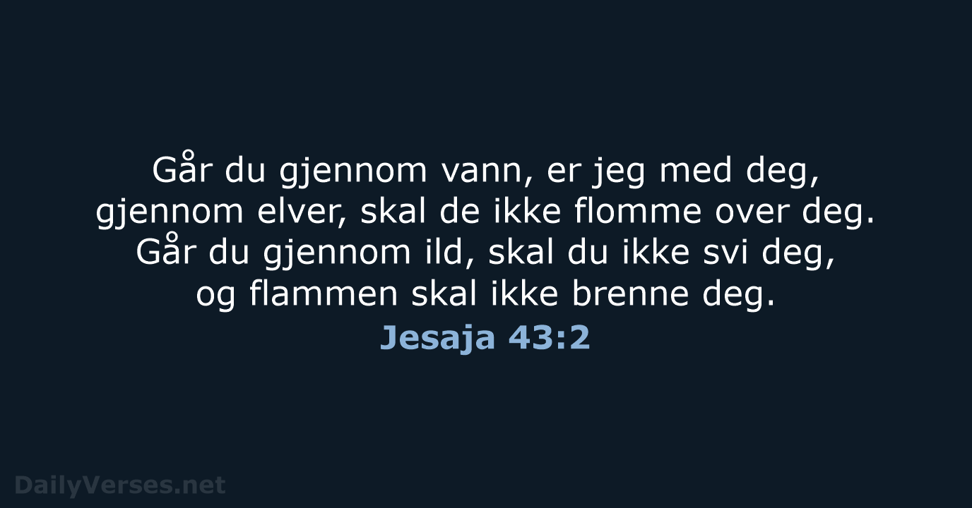Jesaja 43:2 - B2024