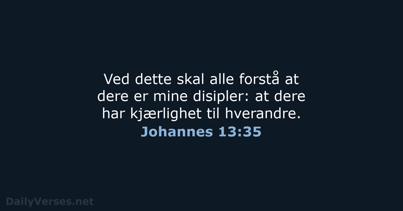 Johannes 13:35 - B2024