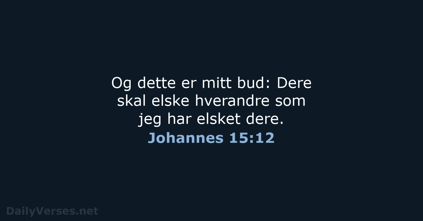 Johannes 15:12 - B2024
