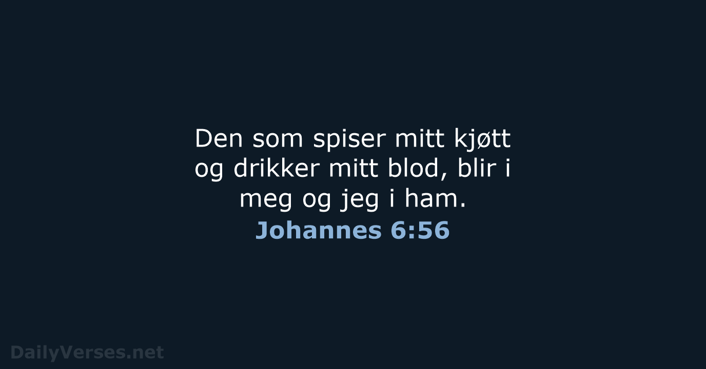Johannes 6:56 - B2024