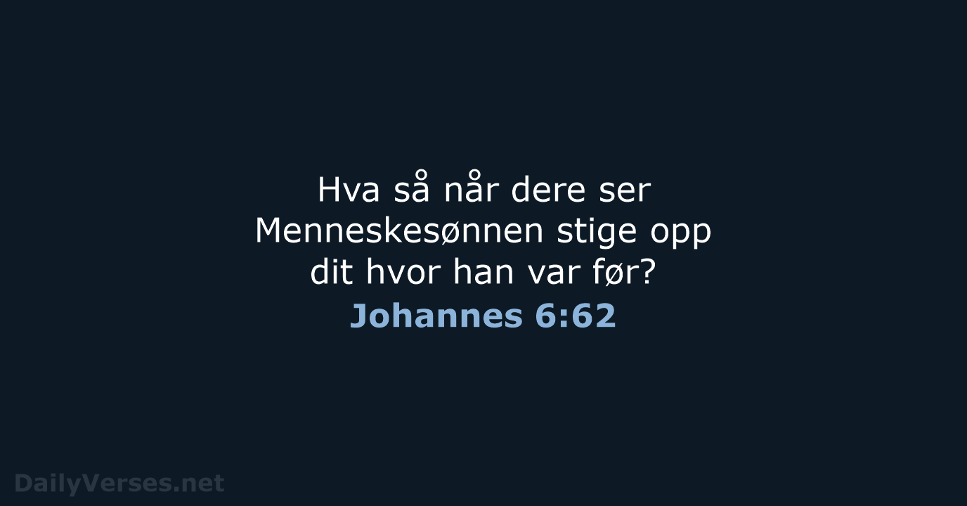Johannes 6:62 - B2024