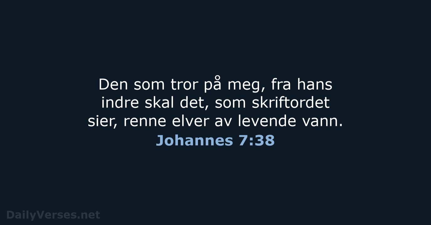 Johannes 7:38 - B2024