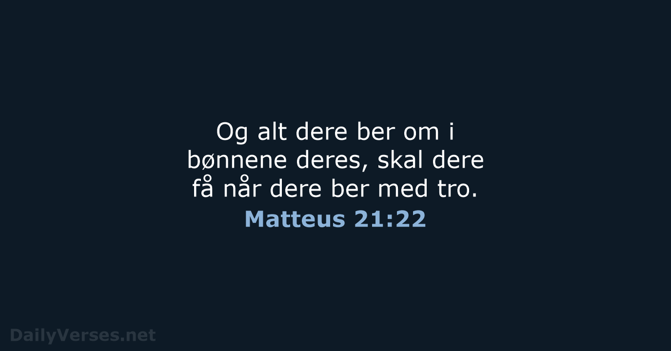 Matteus 21:22 - B2024
