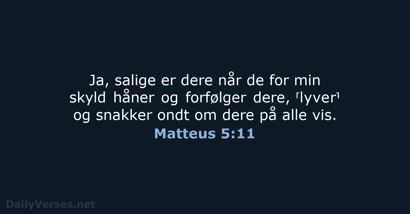 Matteus 5:11 - B2024