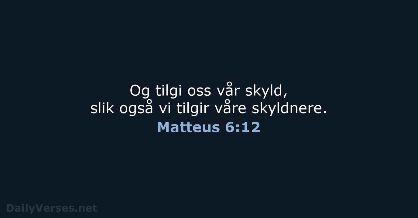 Matteus 6:12 - B2024
