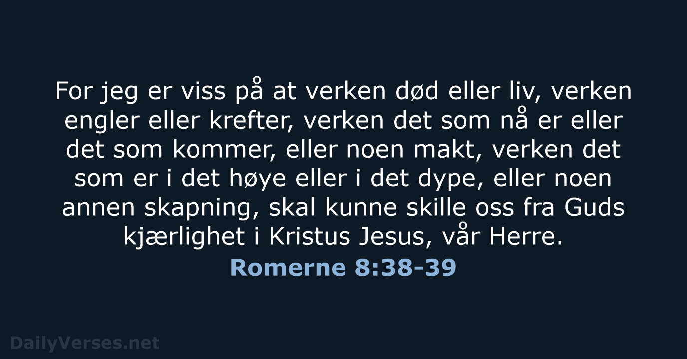 Romerne 8:38-39 - B2024