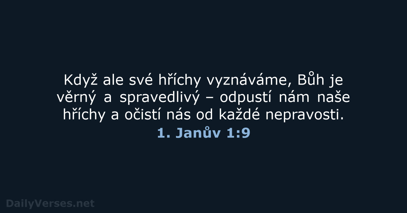 1. Janův 1:9 - B21