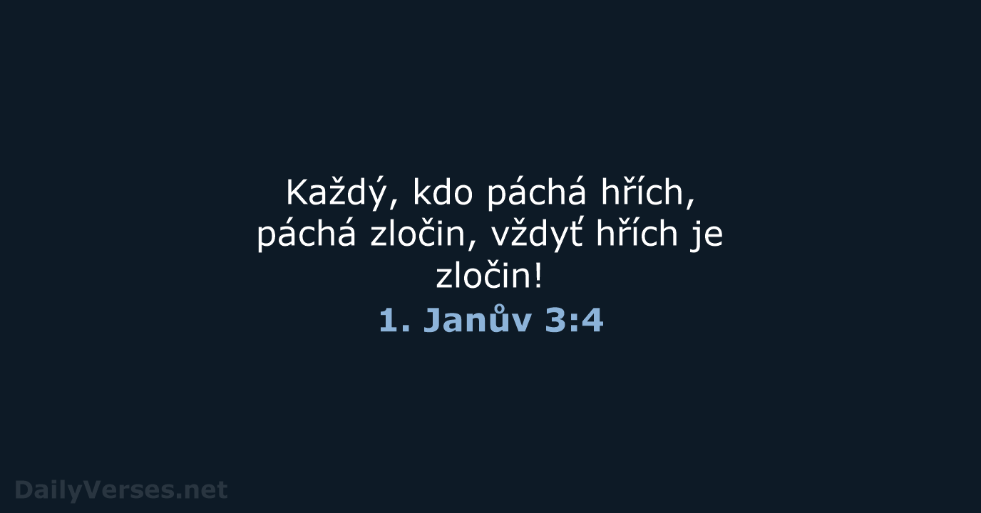 1. Janův 3:4 - B21