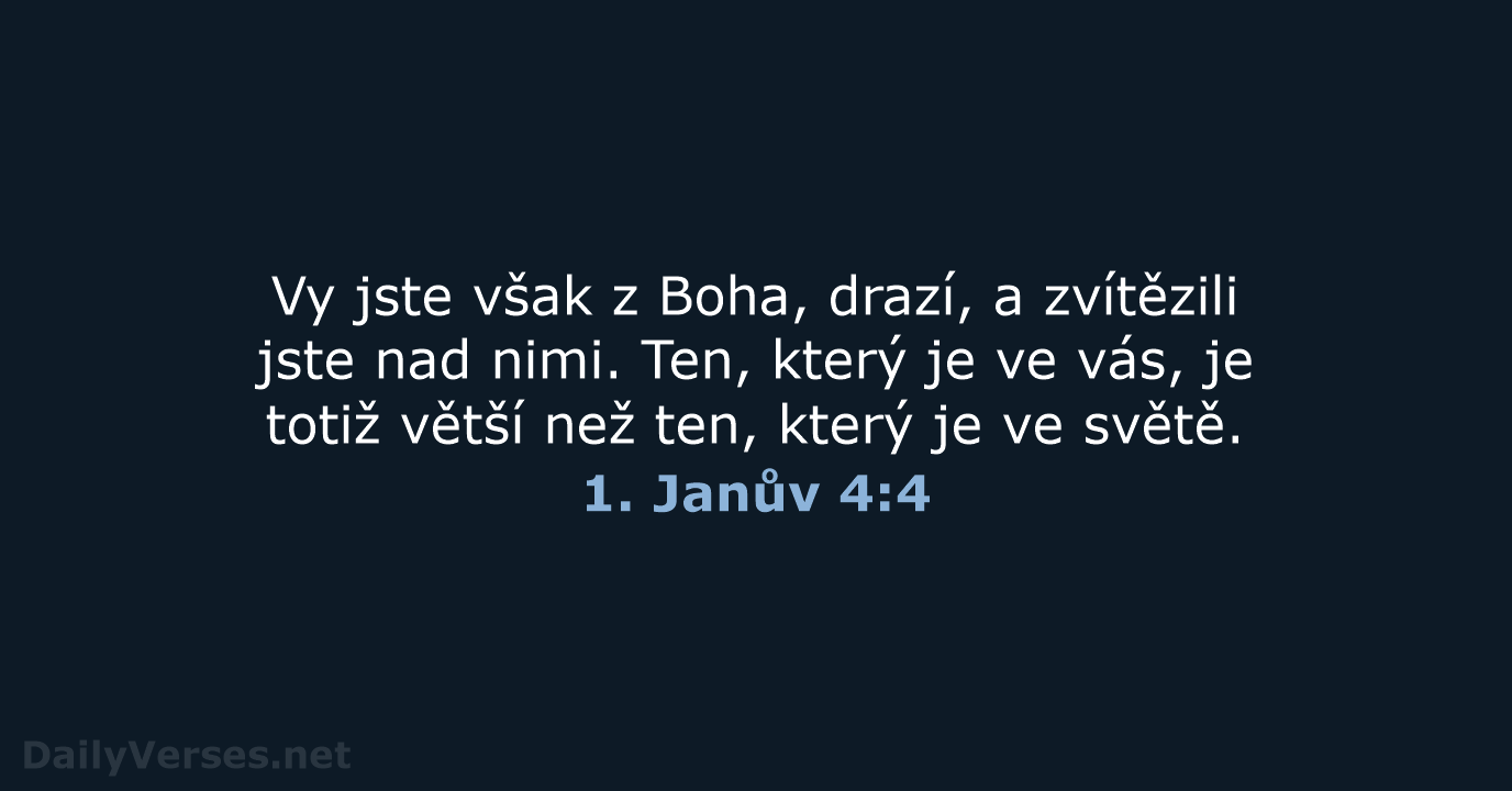 1. Janův 4:4 - B21