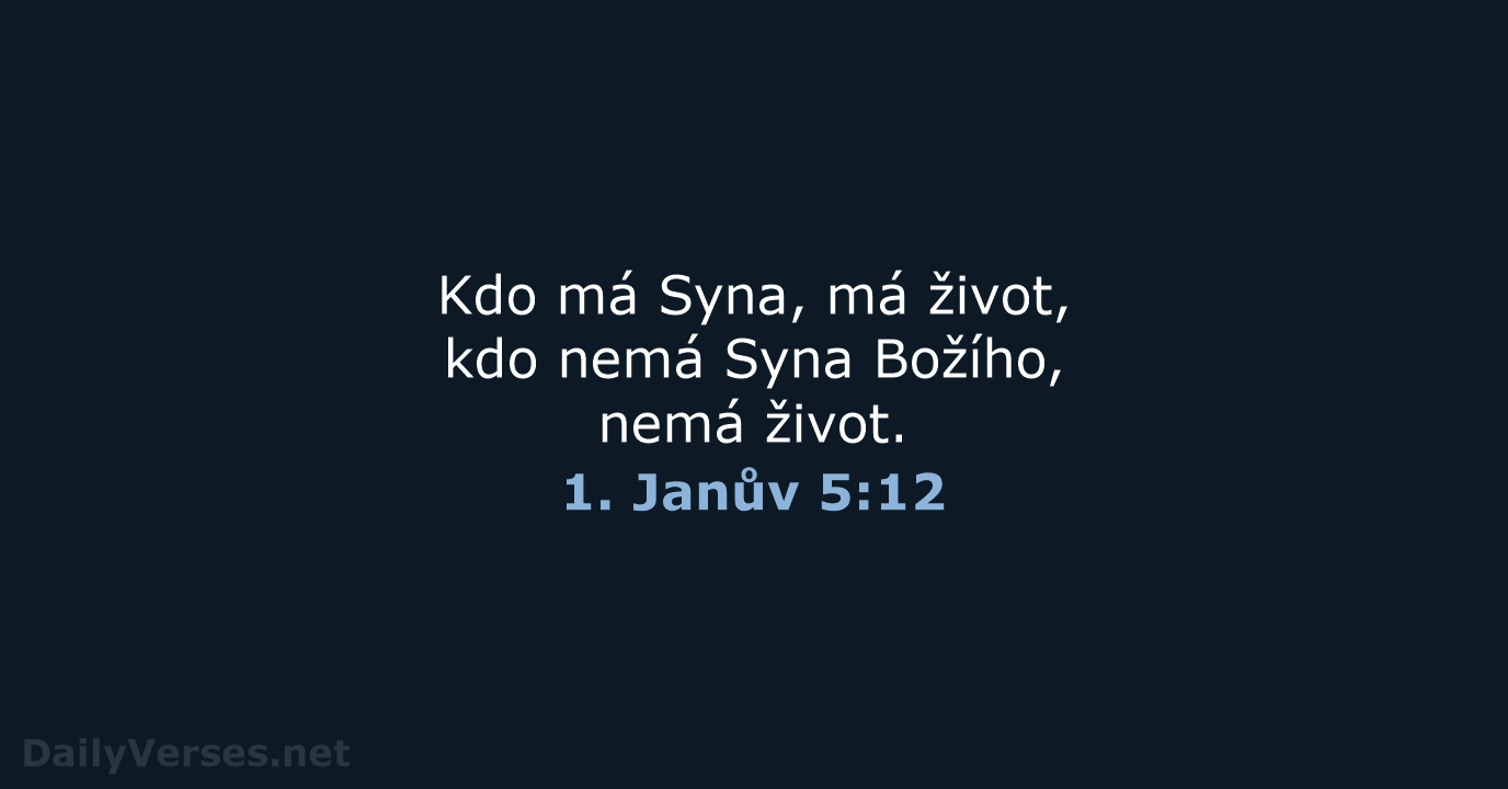 1. Janův 5:12 - B21