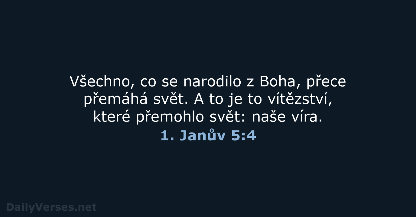 1. Janův 5:4 - B21