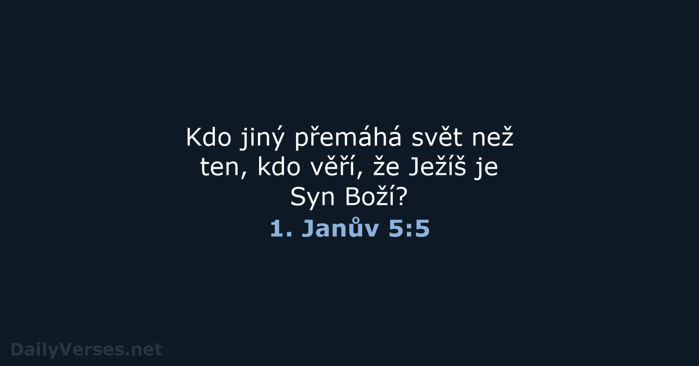 1. Janův 5:5 - B21