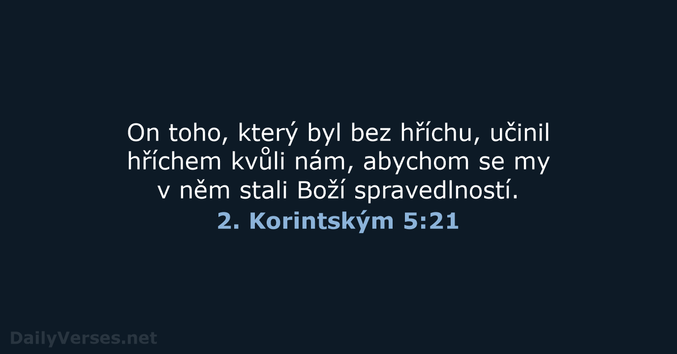 2. Korintským 5:21 - B21