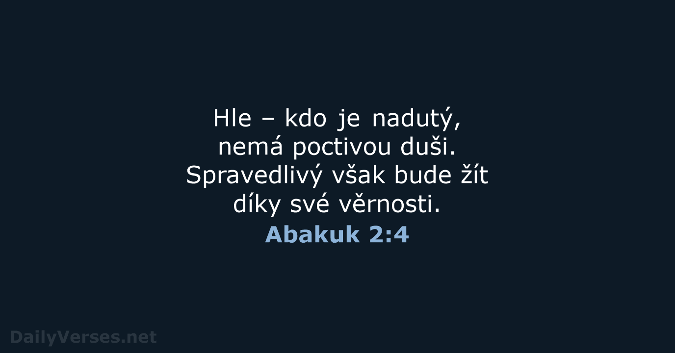 Abakuk 2:4 - B21