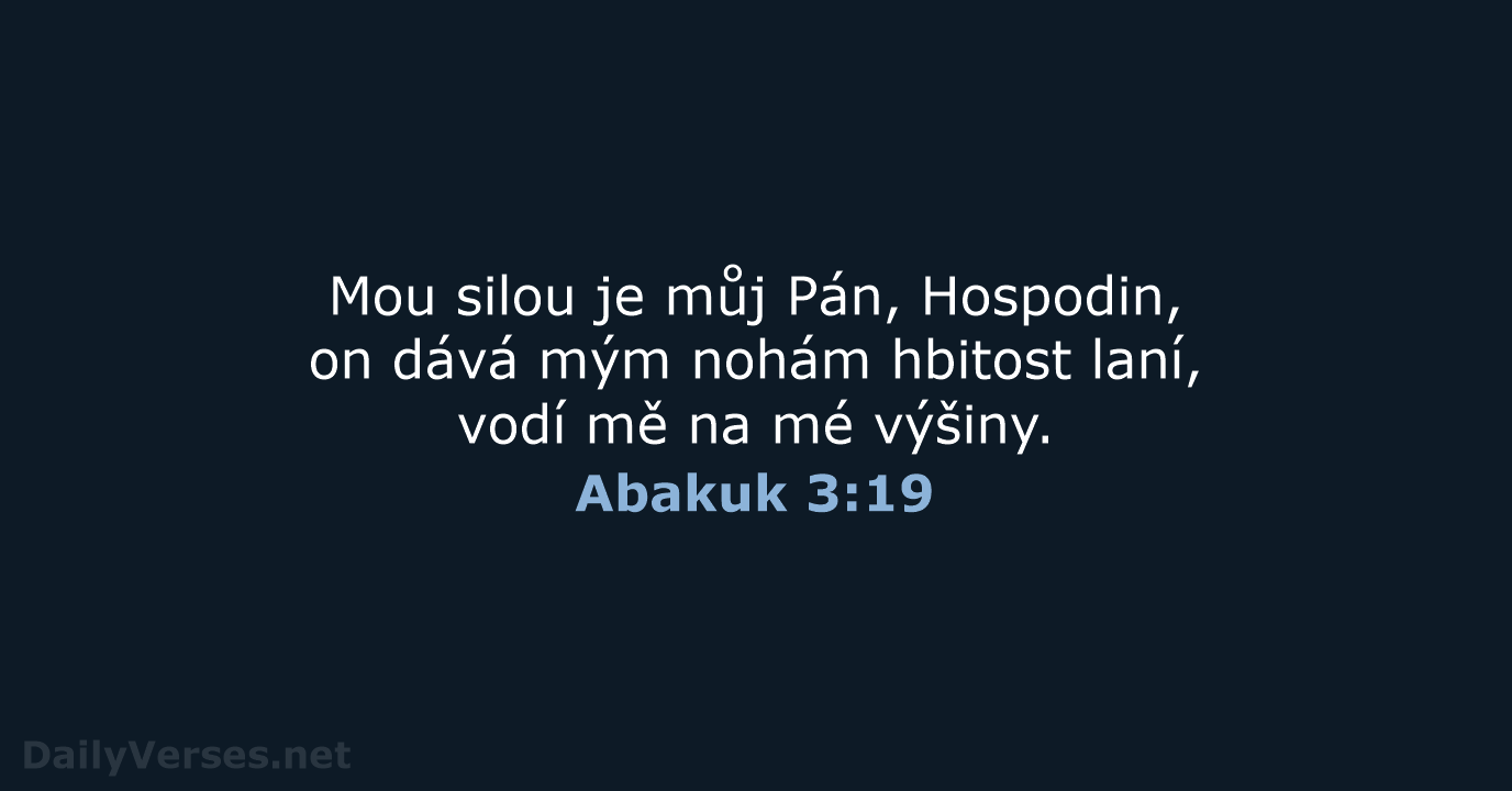 Abakuk 3:19 - B21