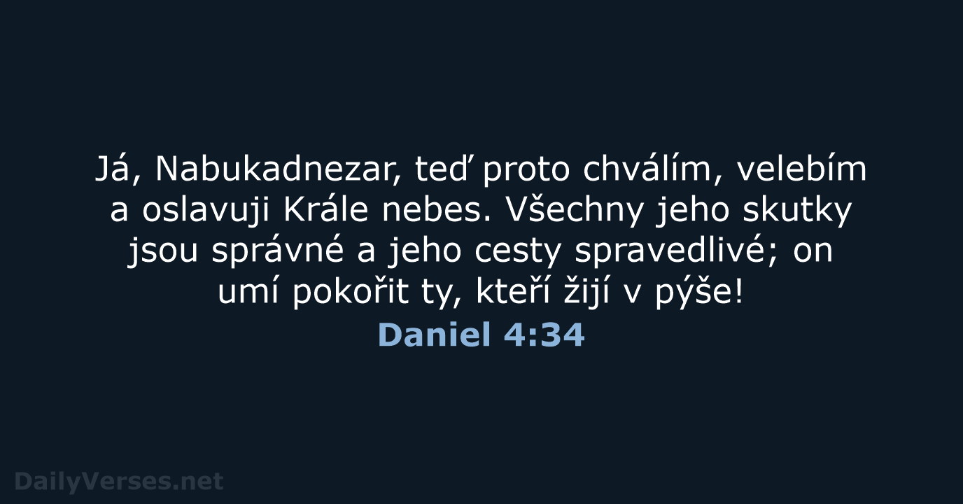 Daniel 4:34 - B21