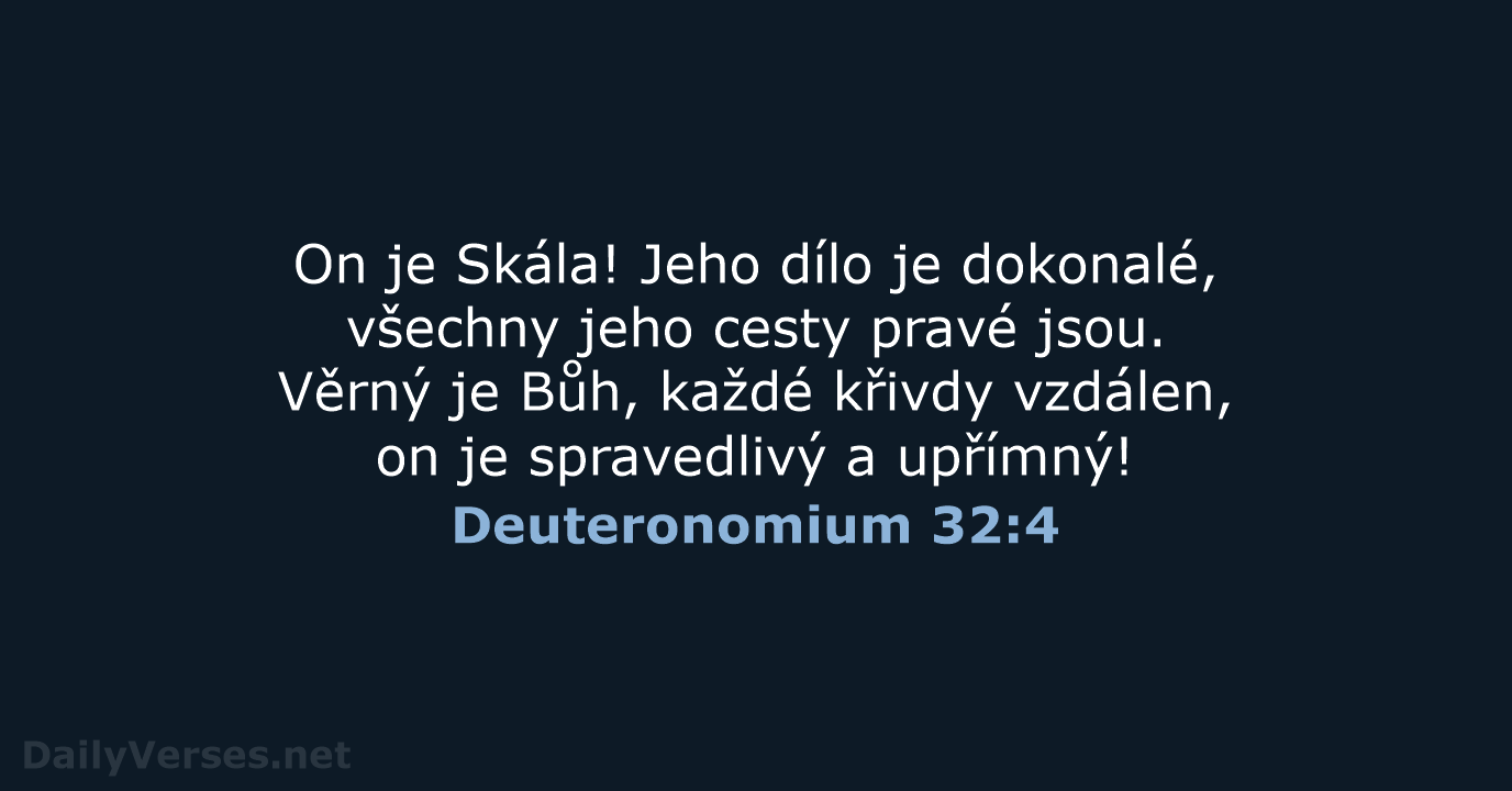 Deuteronomium 32:4 - B21