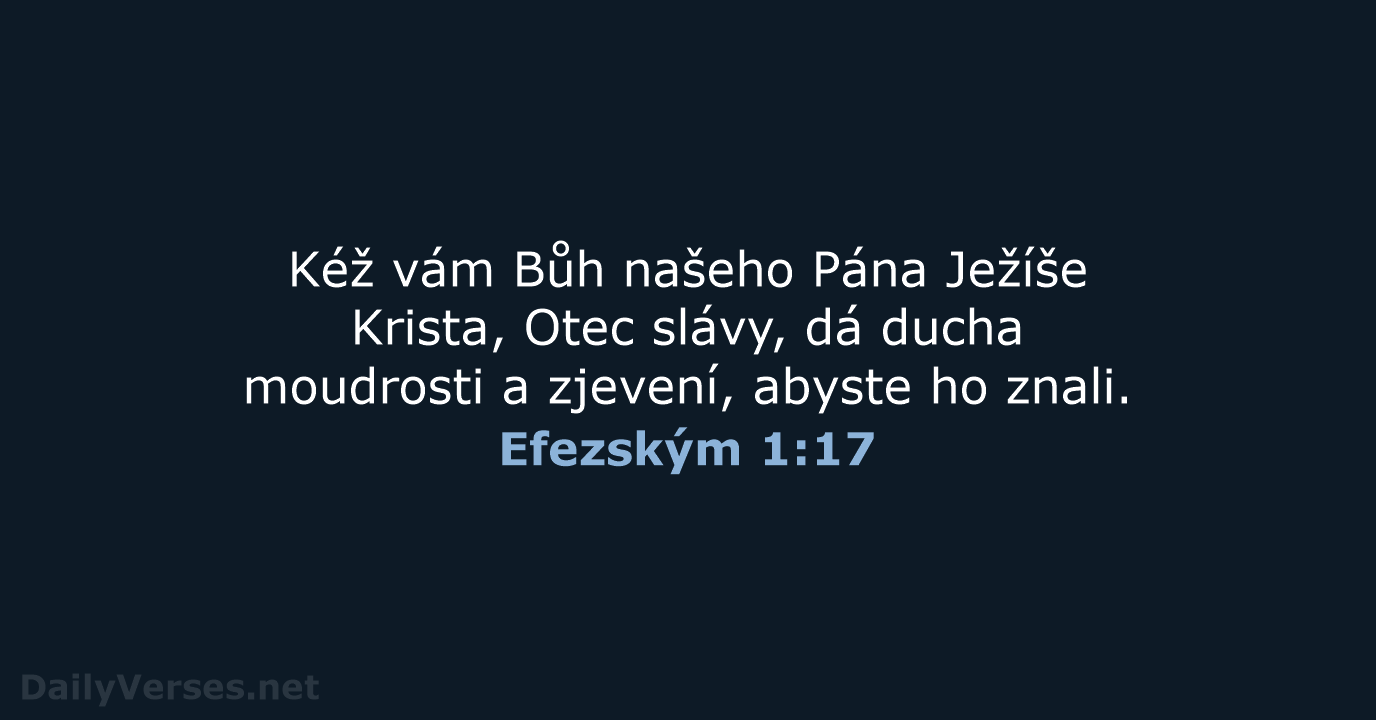 Efezským 1:17 - B21