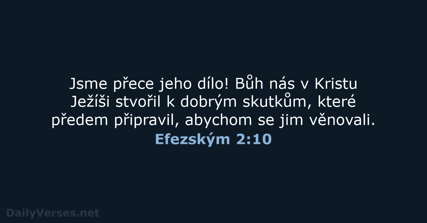 Efezským 2:10 - B21