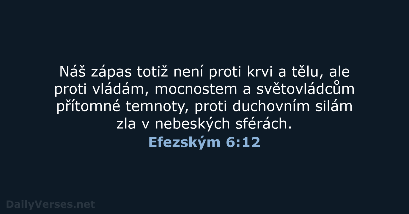 Efezským 6:12 - B21