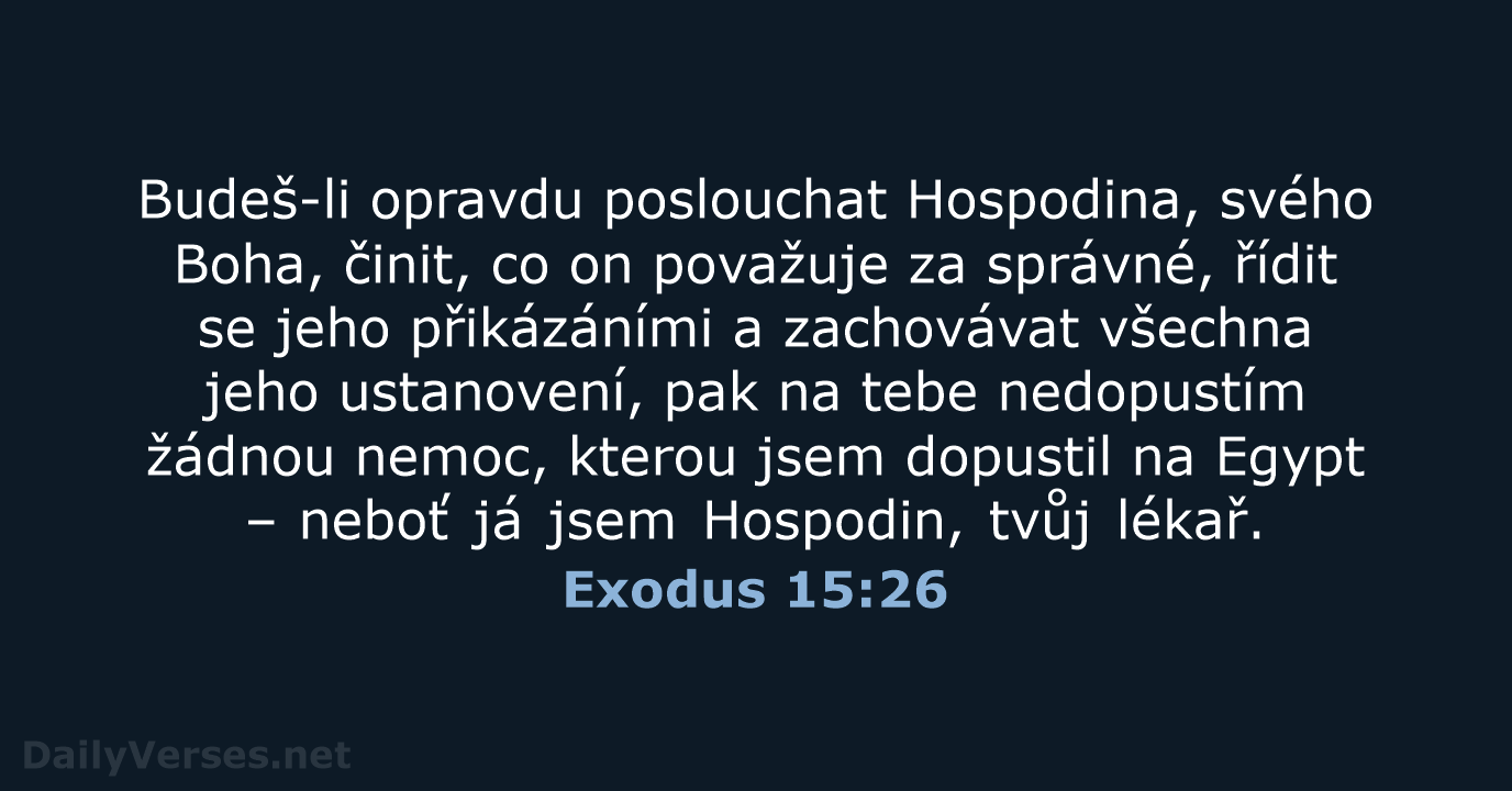 Exodus 15:26 - B21